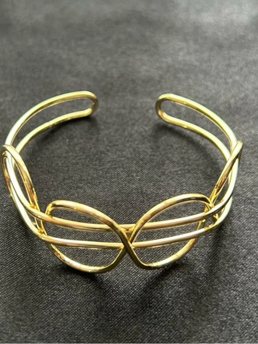 New gold bracelet/ gold cuff